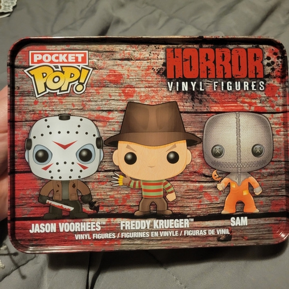 Funko Pocket POP Horror Vinyl Figures Jason Voorhees/Freddy Krueger/Sam - Picture 2 of 2